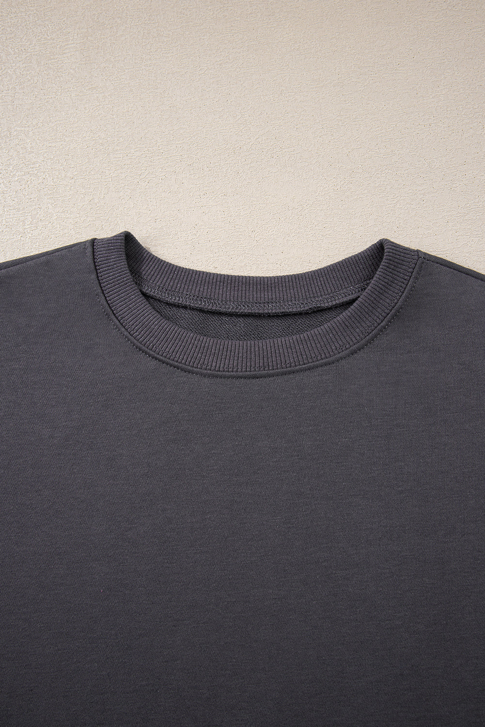 Orange Varsity Striped Detail Drop Shoulder Oversized Sweatshirt