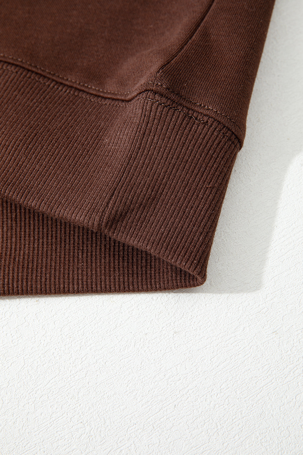 Orange Varsity Striped Detail Drop Shoulder Oversized Sweatshirt