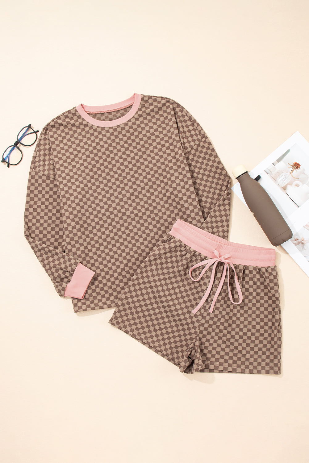 Checkered Pullover Set *multiple colors* RTS