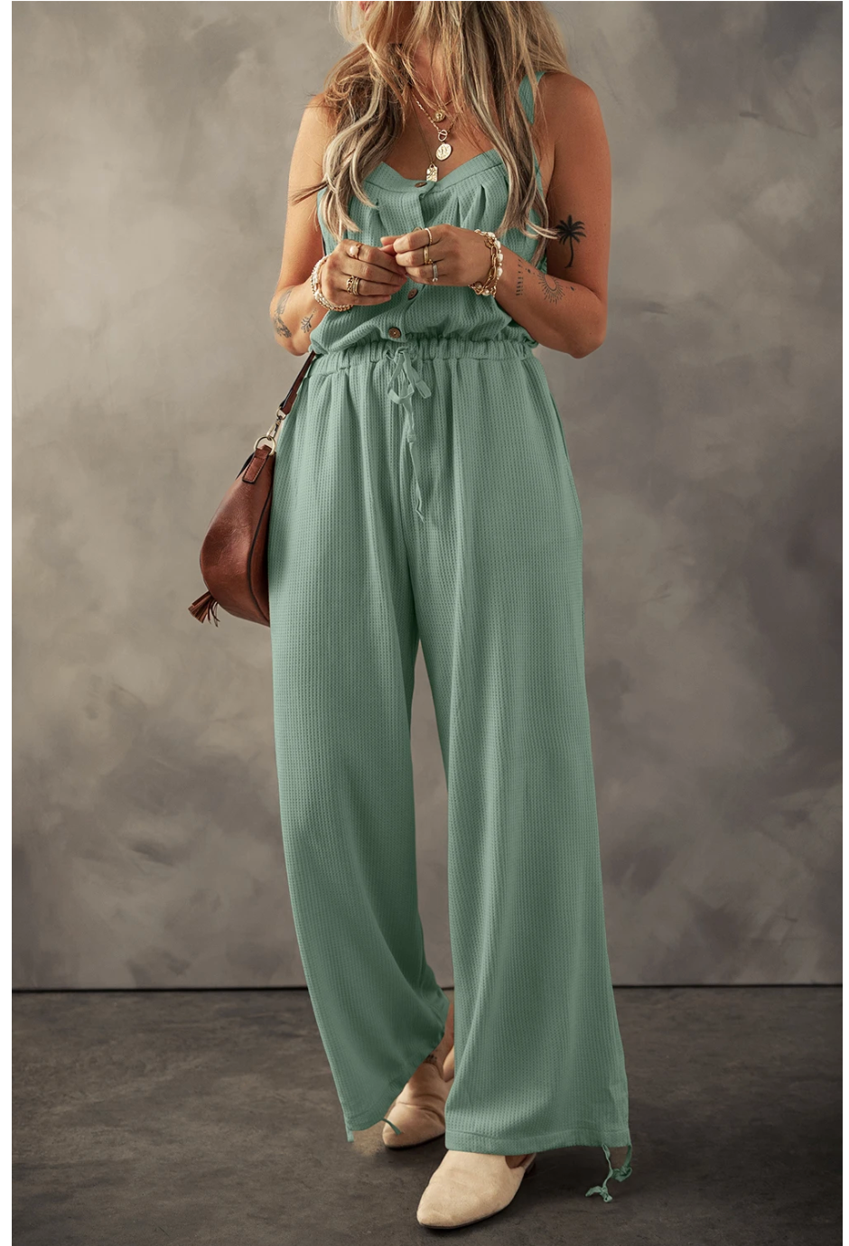 Coraline Green Jumpsuit