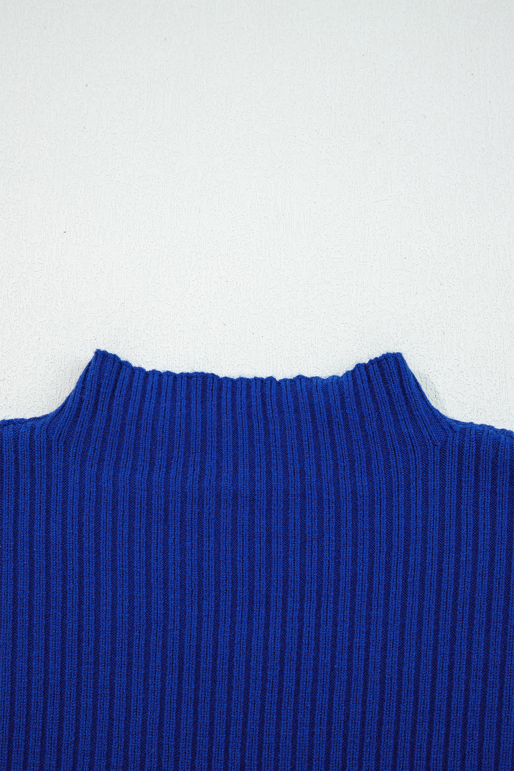 Gold Flame Patch Pocket Ribbed Knit Short Sleeve Sweater