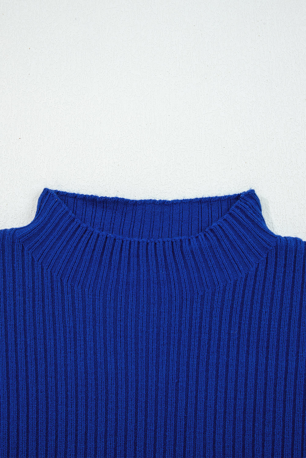 Gold Flame Patch Pocket Ribbed Knit Short Sleeve Sweater