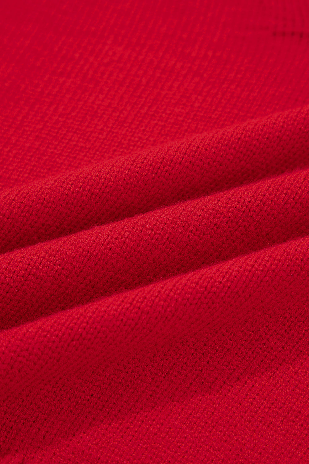 Chestnut Collared V Neck Ribbed Edge Sexy Elegant Sweater