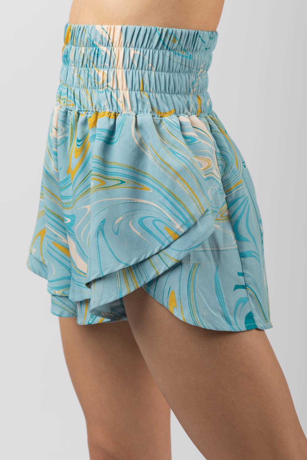 Macy Marble Athletic Shorts