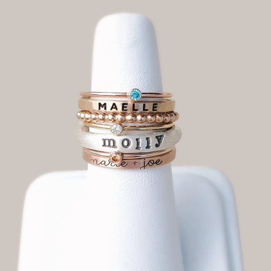 Customized Stack Ring - Week of 7.7