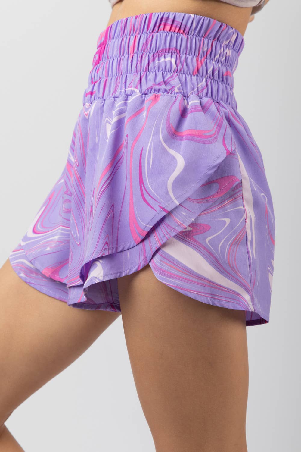 Macy Marble Athletic Shorts