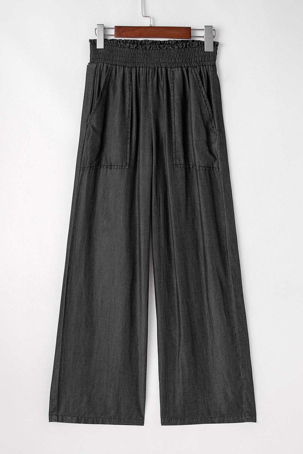 Black Frilled Jeans RTS