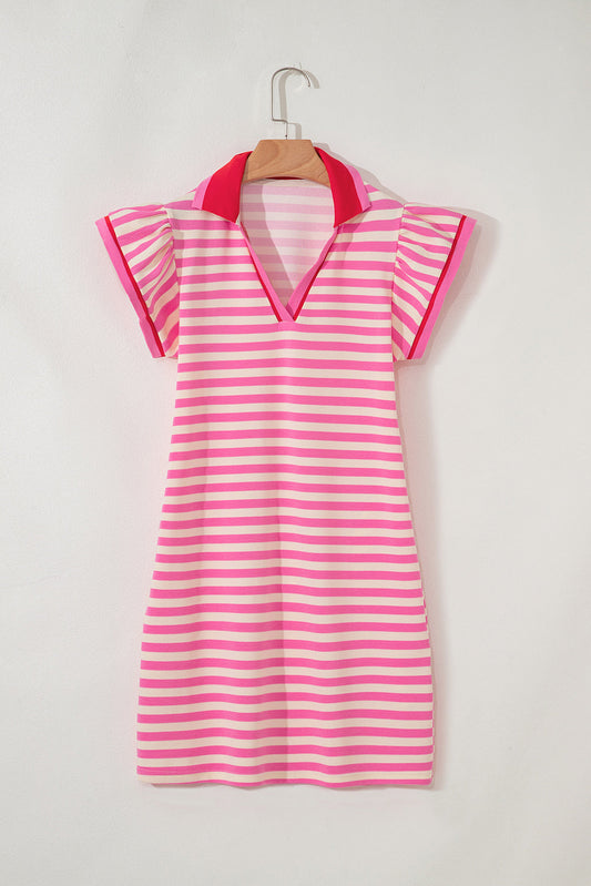Stripe Contrast Dress RTS