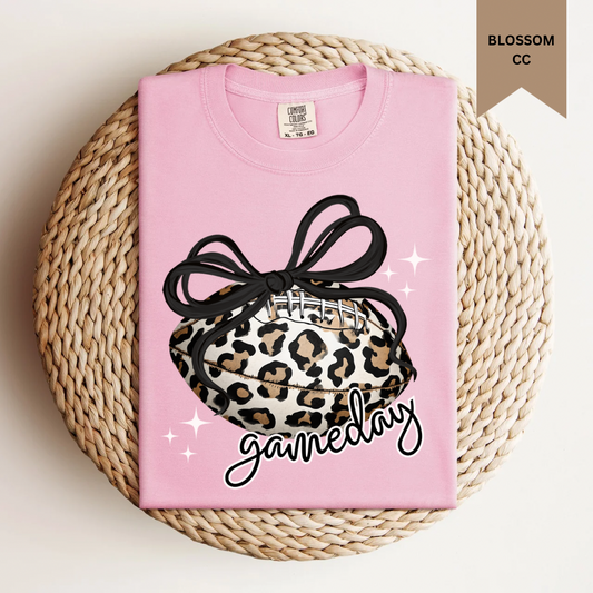 Preppy Gameday Football Tee.