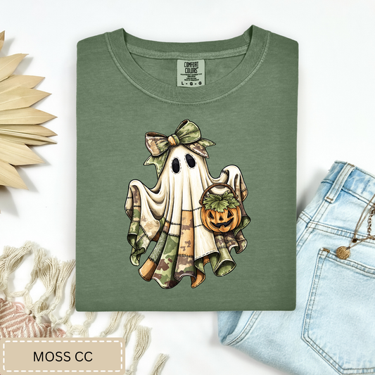 Camo Patchwork Ghost Tee.