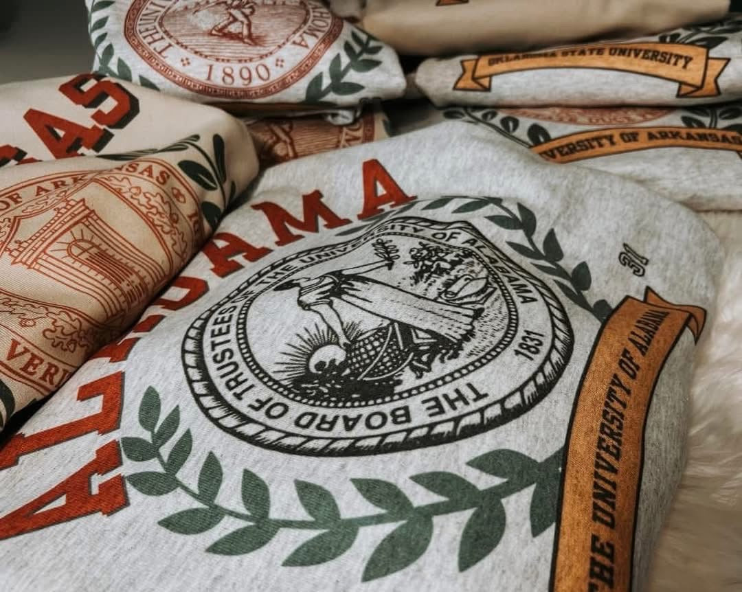Vintage University Sweatshirt- SUBLIMATION