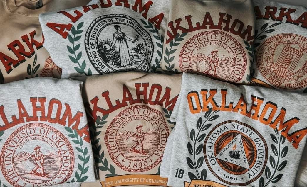 Vintage University Sweatshirt- SUBLIMATION