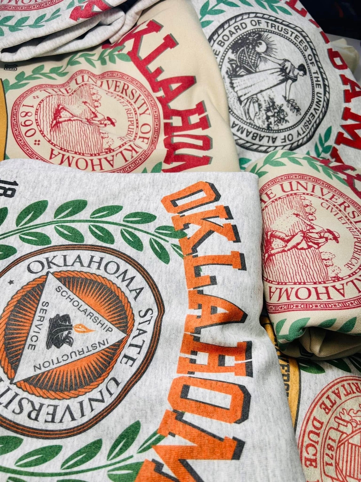 Vintage University Sweatshirt- SUBLIMATION