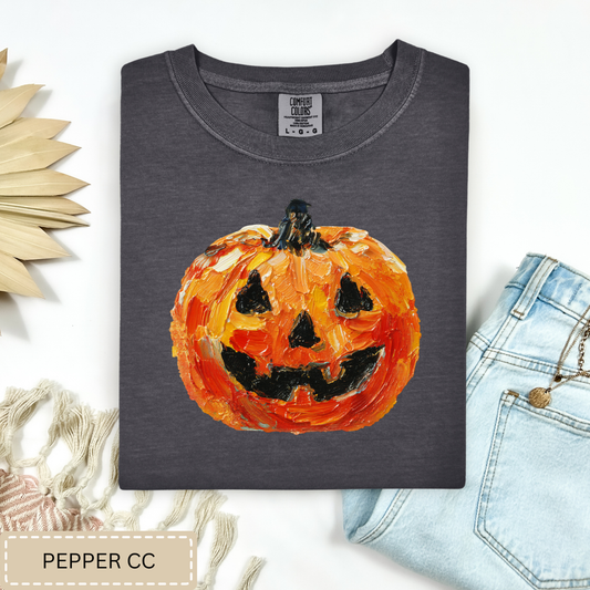Brushstroke Pumpkin Tee.