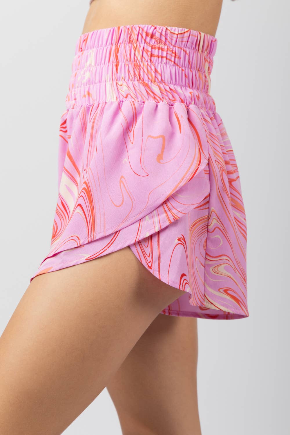 Macy Marble Athletic Shorts