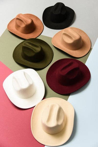 COW BOY HAT | 40HW214: IVORY